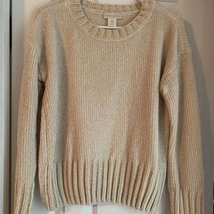 Cynthia Rowley Vintage Chenille Cream Sweater